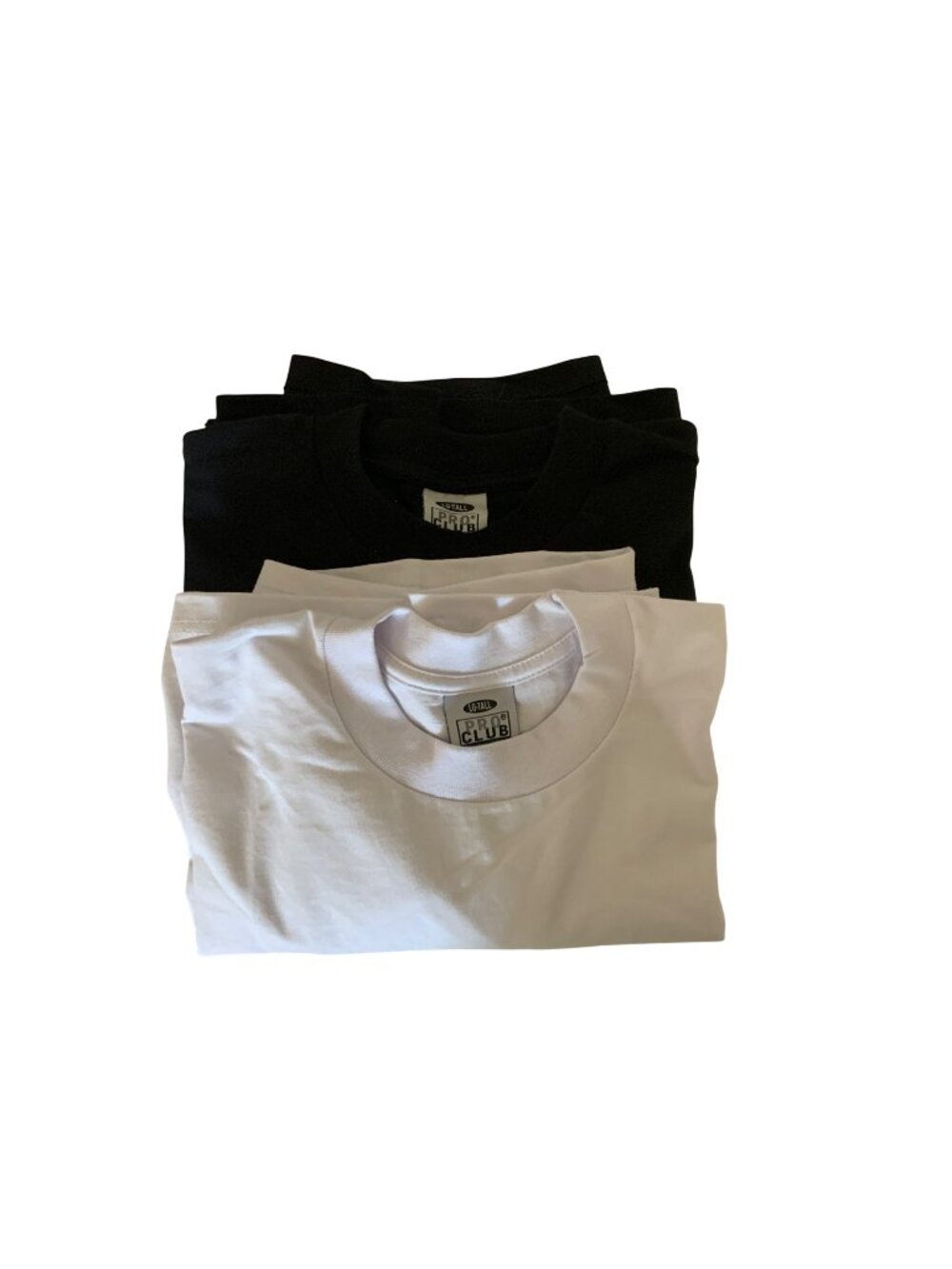 Pro Club Heavyweight Long-Sleeve Shirts Bundle Of 2 Black & White